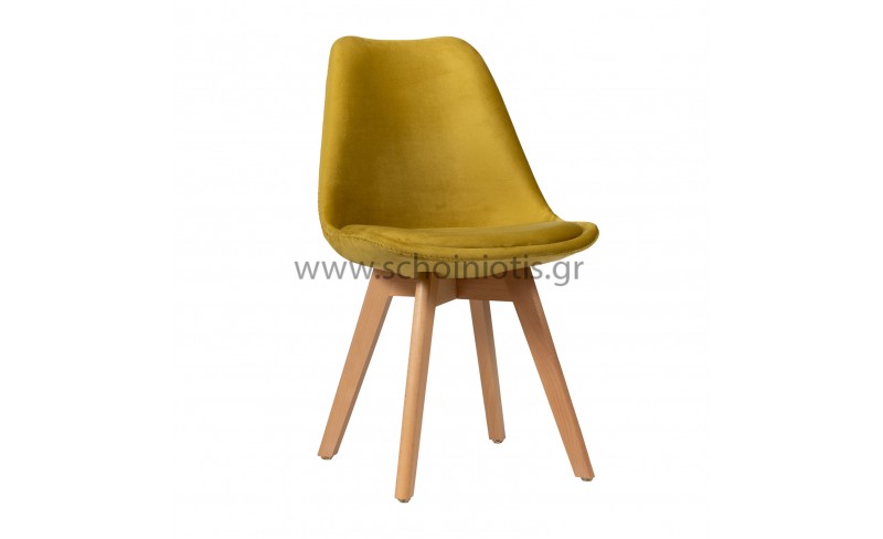 Καρέκλα Demy Fabric Λάιμ